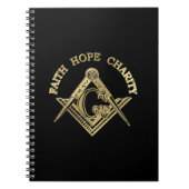 Masonisches Symbol Notizblock (Vorderseite)