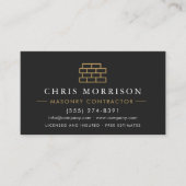 Masonry Brick Mason Visitenkarte (Vorderseite)