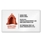Masonry Chimney Magnetische Visitenkarte (Vorderseite)