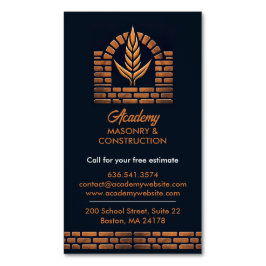 Masonry Chimney Magnetische Visitenkarte
