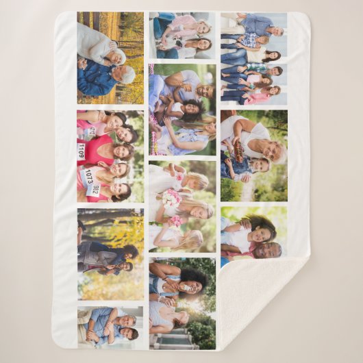 Masonry Grid 12 FotoCollage weiß Sherpadecke (Vorderseite)
