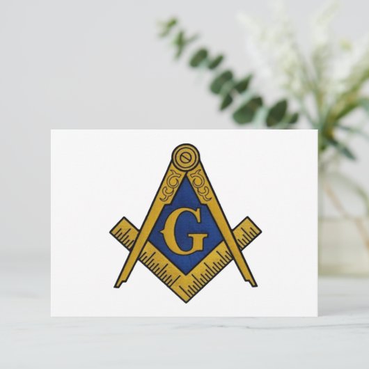 MASONS ANKÜNDIGUNG (Stehend Vorderseite)