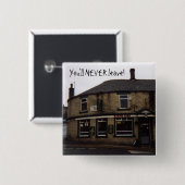 Mason's Arms, Hadfield, 15 cm Square Abzeichen Button (Vorne & Hinten)
