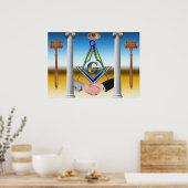 Masons. Brüder Poster (Küche)