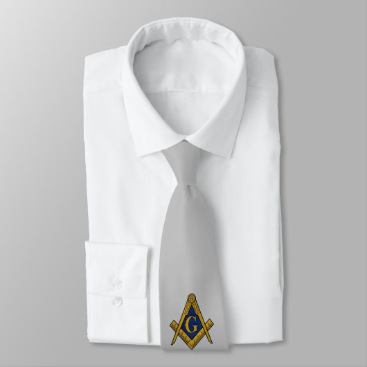MASONS CUSTOM KRAWATTE (silber) (Gebunden)