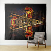 Masons Hintergrund Wandteppich (Beispiel (Horizontal))