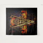 Masons Hintergrund Wandteppich (Vorderseite (Horizontal))