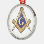MASONS SILBERNES ORNAMENT (Links)