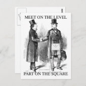 Masons-Treffen Postkarte (Vorne/Hinten)