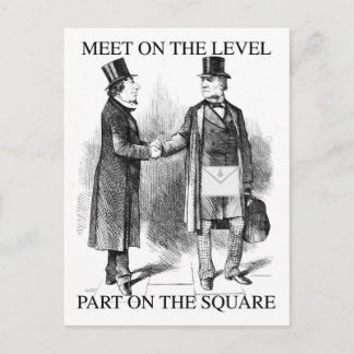 Masons-Treffen Postkarte