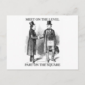 Masons-Treffen Postkarte