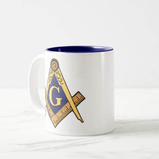 MASONS ZWEIFARBIGE TASSE (Vorderseite Links)