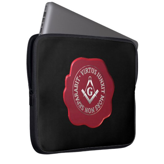 Masonwachs-Siegel Laptopschutzhülle (Vorne Rechts)