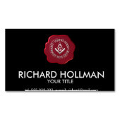 Masonwachs-Siegel Magnetische Visitenkarte (Vorderseite)