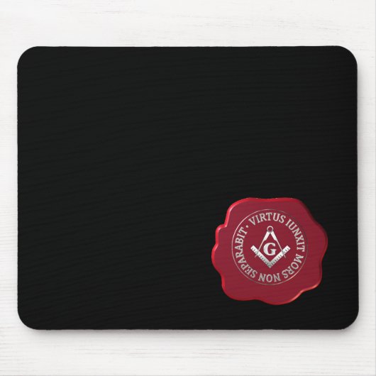 Masonwachs-Siegel Mousepad (Vorne)