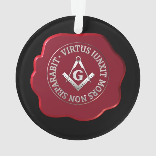 Masonwachs-Siegel Ornament (Rückseite)