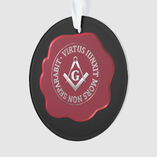 Masonwachs-Siegel Ornament (Vorderseite)