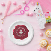 Masonwachs-Siegel Pappteller (Party)