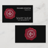 Masonwachs-Siegel Visitenkarte (Vorne/Hinten)