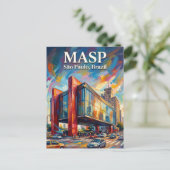 MASP Brasilien Postkarte (Stehend Vorderseite)