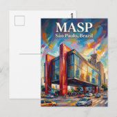 MASP Brazil Postkarte (Vorne/Hinten)