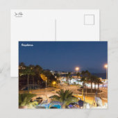 Maspalomas Blue Hour Postkarte (Vorne/Hinten)