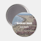Maspalomas Gran Canaria Magnet (Vorderseite/Rückseite)