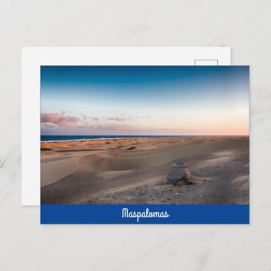 Maspalomas Postkarte (Vorne/Hinten)