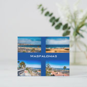 Maspalomas Postkarte (Stehend Vorderseite)