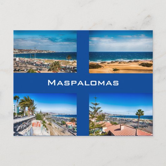 Maspalomas Postkarte (Vorderseite)