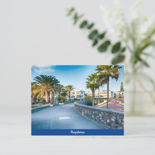 Maspalomas Postkarte (Stehend Vorderseite)