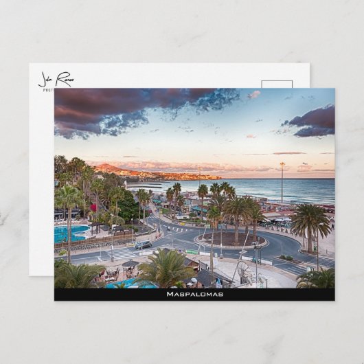Maspalomas Postkarte (Vorne/Hinten)