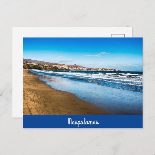 Maspalomas Postkarte (Vorne/Hinten)