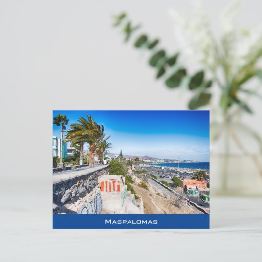 Maspalomas Postkarte (Stehend Vorderseite)