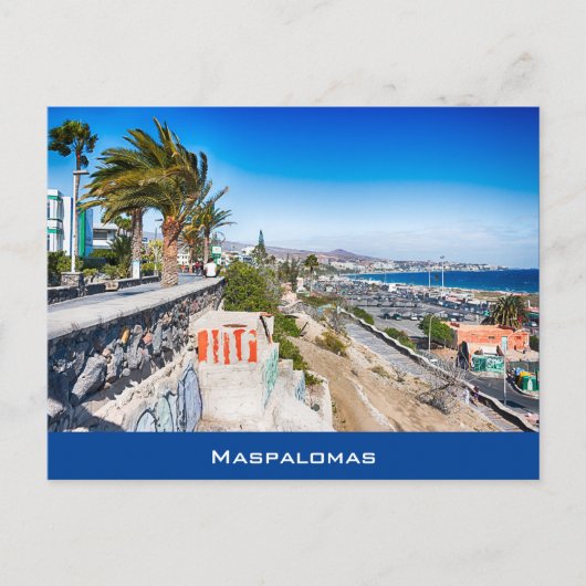 Maspalomas Postkarte (Vorderseite)