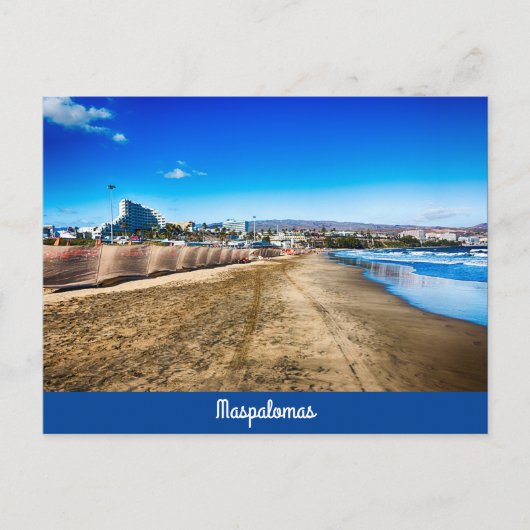 Maspalomas Postkarte (Vorderseite)