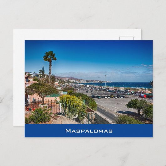 Maspalomas Postkarte (Vorne/Hinten)