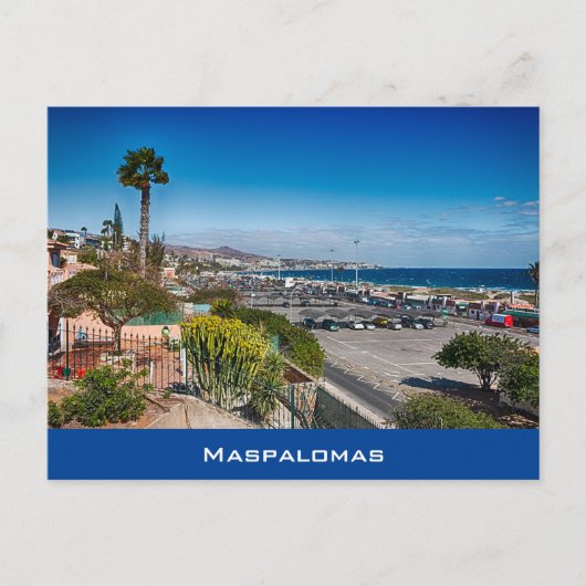 Maspalomas Postkarte (Vorderseite)