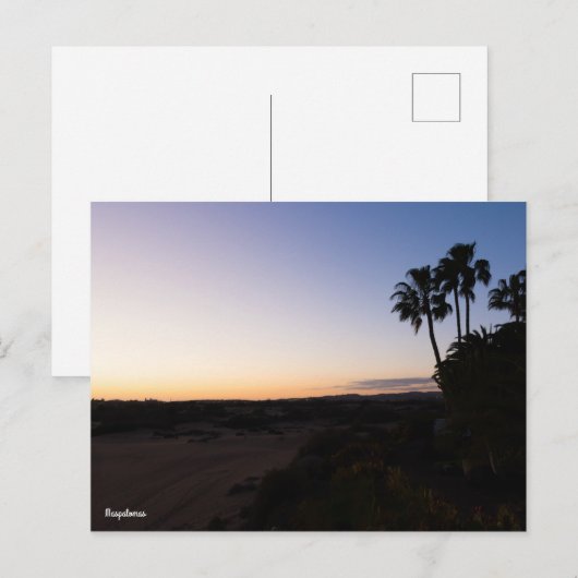 Maspalomas Postkarte (Vorne/Hinten)