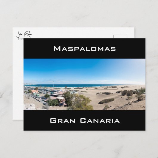 Maspalomas Sands Postkarte (Vorne/Hinten)