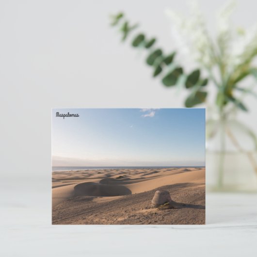 Maspalomas Sands Postkarte (Stehend Vorderseite)