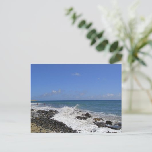 Maspalomas Shore Postkarte (Stehend Vorderseite)