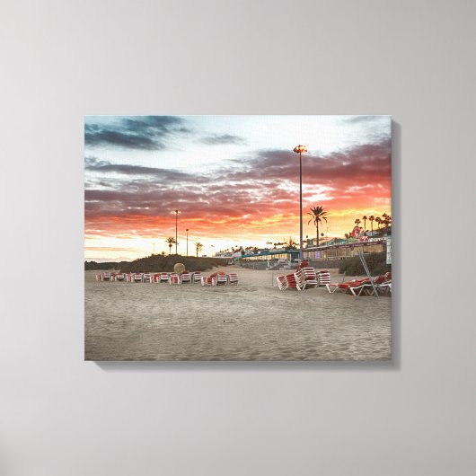 Maspalomas Sunset Leinwanddruck (Vorderseite)