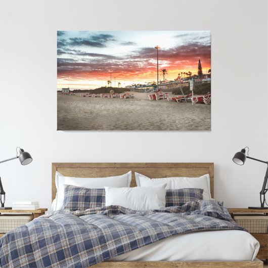 Maspalomas Sunset Leinwanddruck (Insitu (Schlafzimmer))