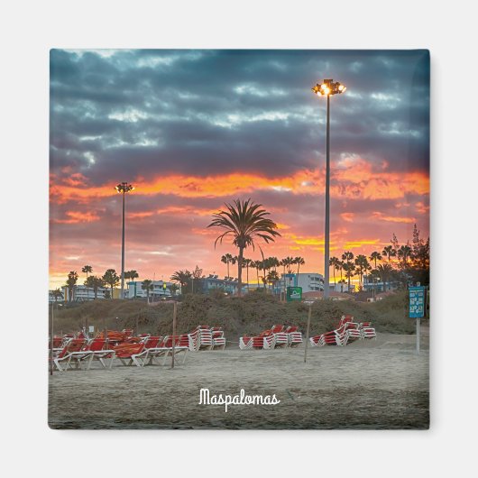 Maspalomas Sunset Magnet (Vorne)