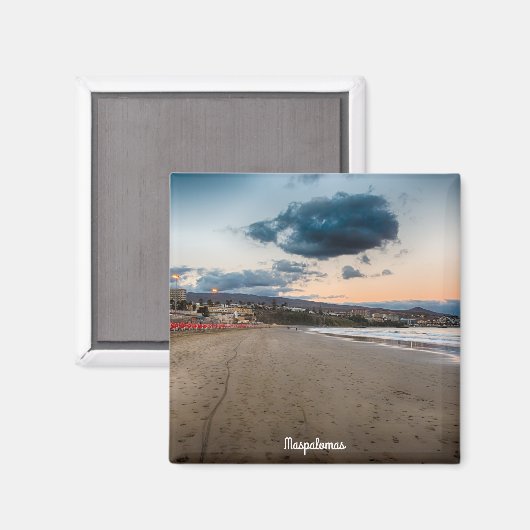 Maspalomas Sunset Magnet (Vorderseite/Rückseite)