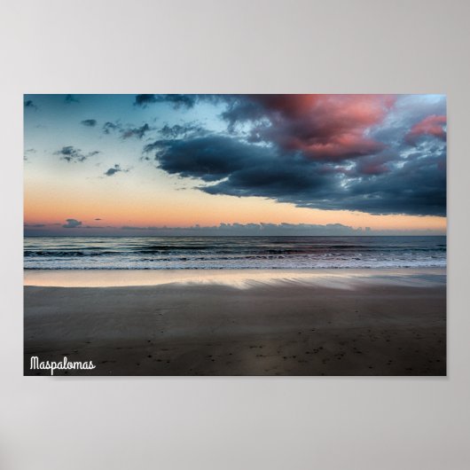 Maspalomas Sunset Poster (Vorne)
