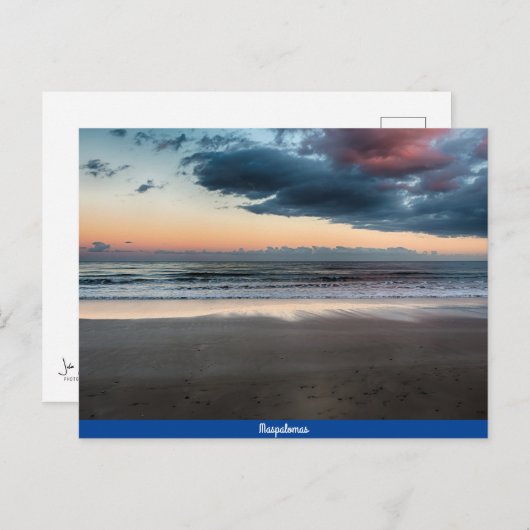 Maspalomas Sunset Postkarte (Vorne/Hinten)