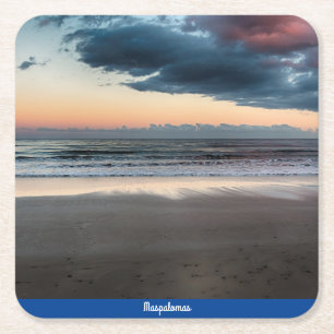Maspalomas Sunset Rechteckiger Pappuntersetzer