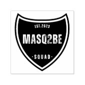"Masq2Be font design 12" Permastempel (Design)